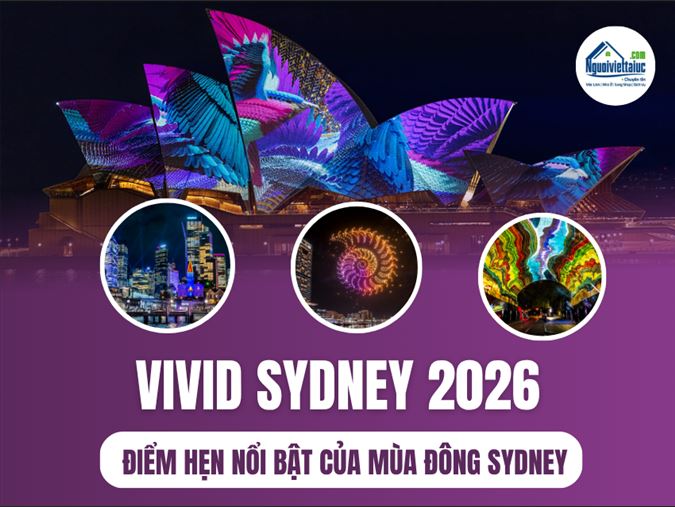Khám Phá Vivid Sydney 2026 - Lễ Hội Ánh Sáng Nổi Bật Của Nước Úc