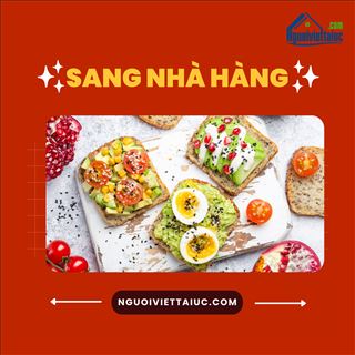 Sang nhà hàng Việt vùng Burwood nsw thiết bị còn mới, thu nhập tốt