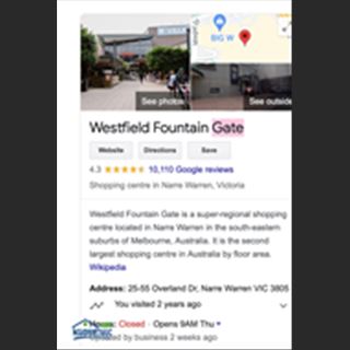 Westfield Fountain Gate  cần gấp nhân viên bán hàng máy móc, dụng cụ 