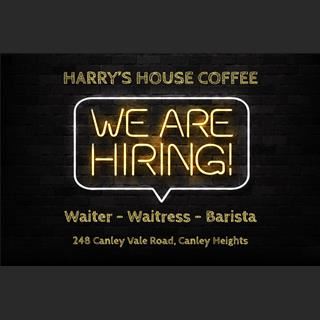 Harry's House Coffee shop Canley Heights tuyển dụng nam chạy bàn