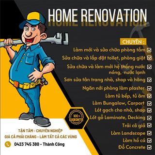 Cần thợ phụ Handynam biết sử dụng đồ nghề 