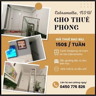 Dư phòng đầy đủ tiện nghi vùng Cabramatta cho nam thuê